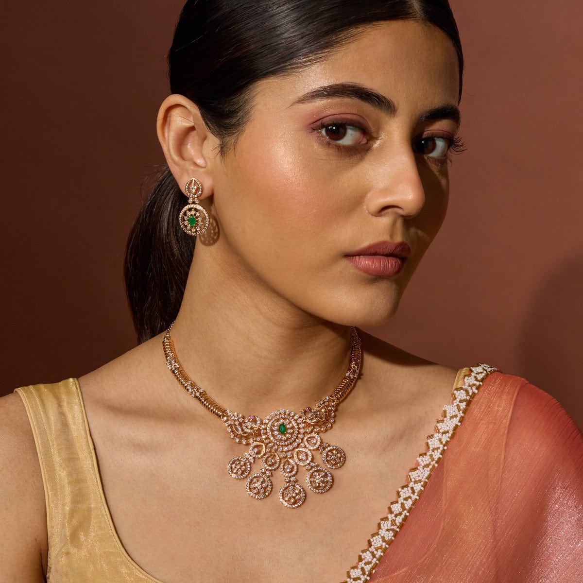 Zircon Necklace Zircon Necklace 190922