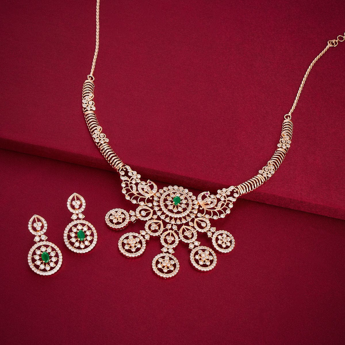 Zircon Necklace Zircon Necklace 190922