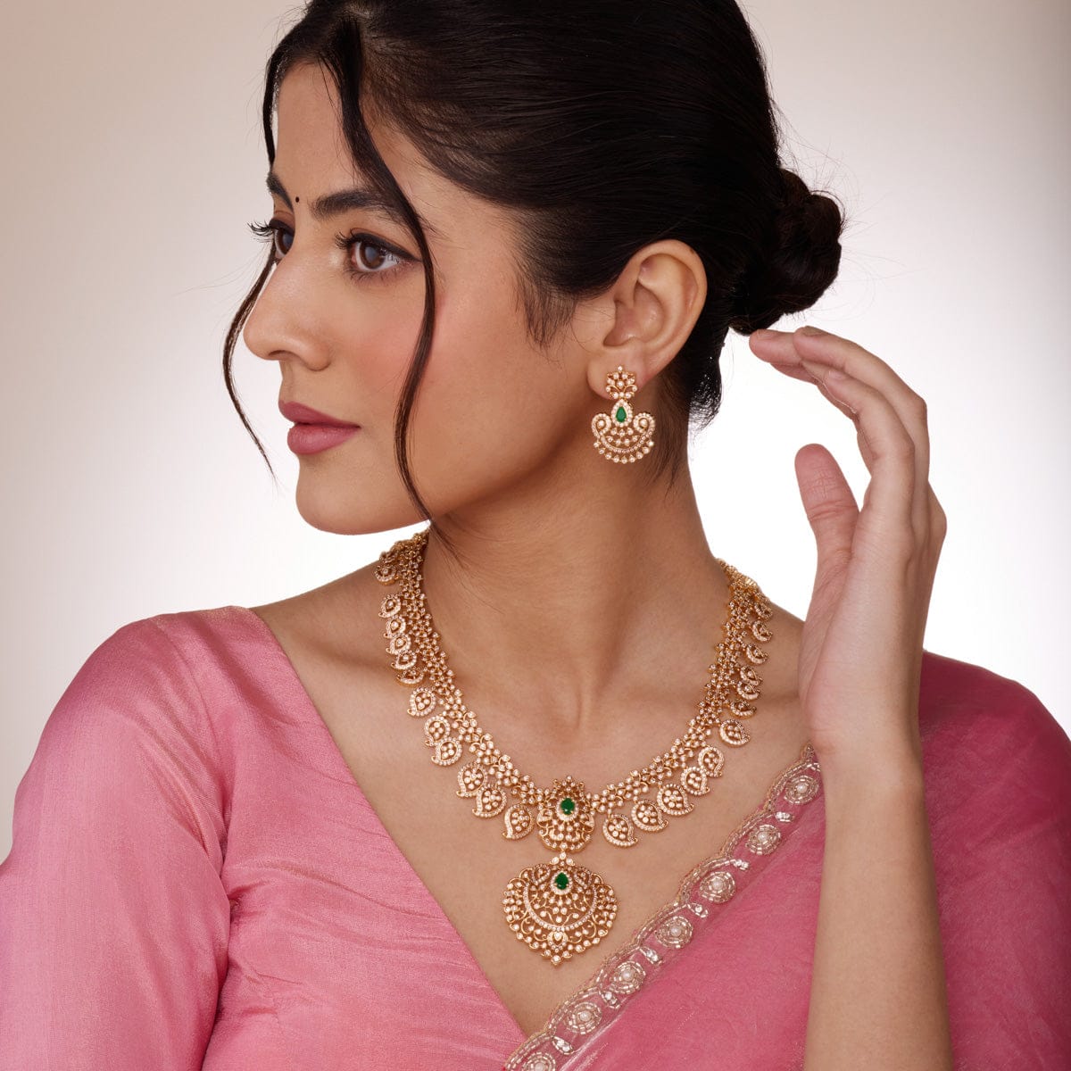 Zircon Necklace Zircon Necklace 191048