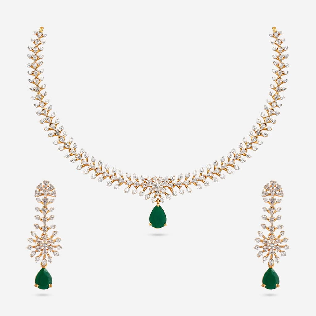 Zircon Necklace Zircon Necklace 190822