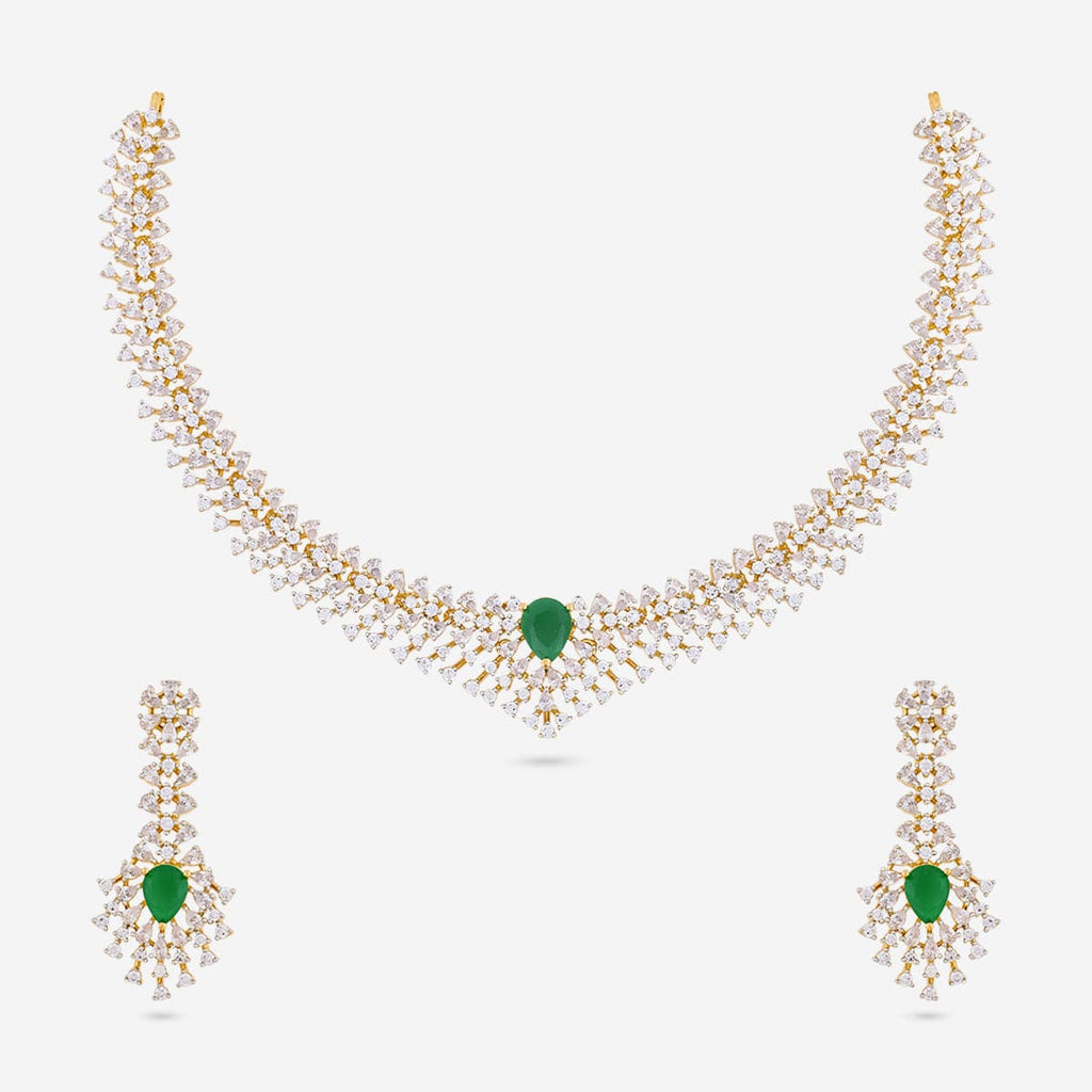 Zircon Necklace Zircon Necklace 190824