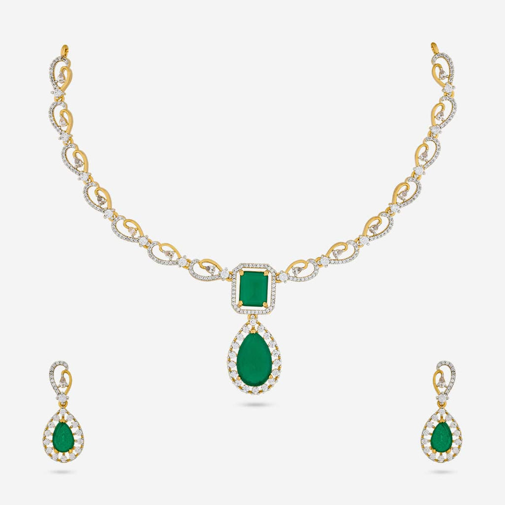 Zircon Necklace Zircon Necklace 190825
