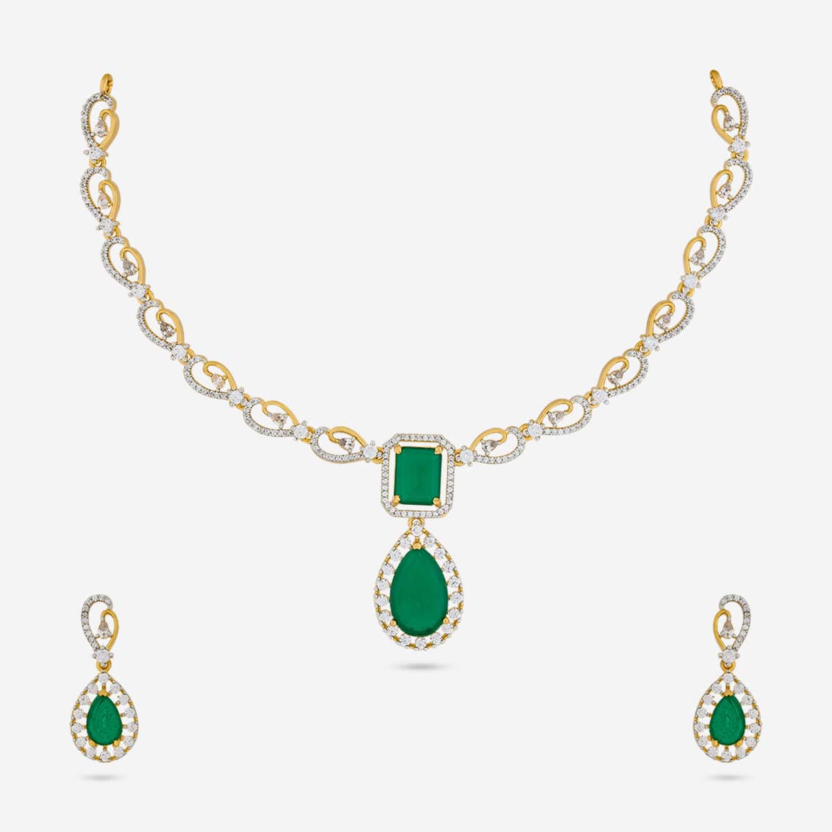 Zircon Necklace Zircon Necklace 190825