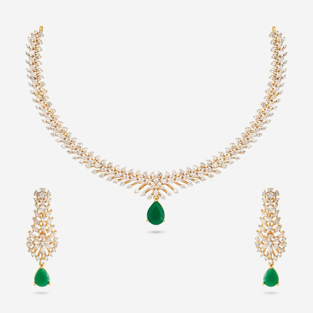 Zircon Necklace Zircon Necklace 190830