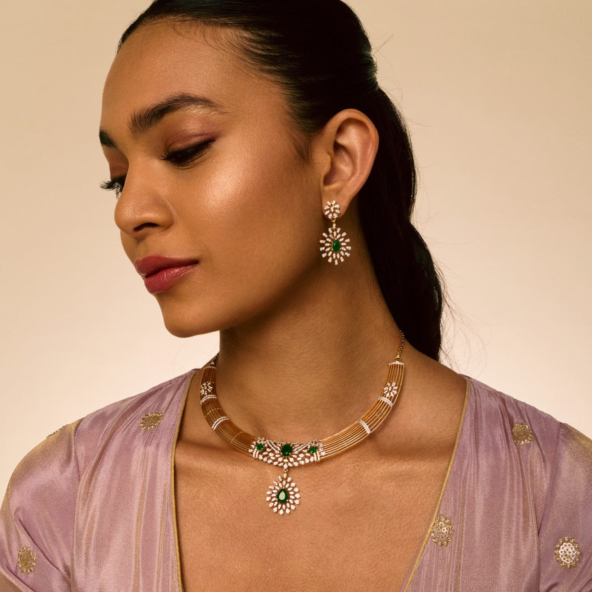 Zircon Necklace Zircon Necklace 191049