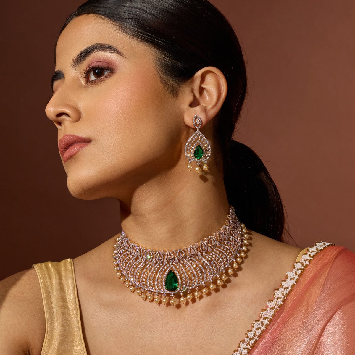 Zircon Necklace Zircon Necklace 191051