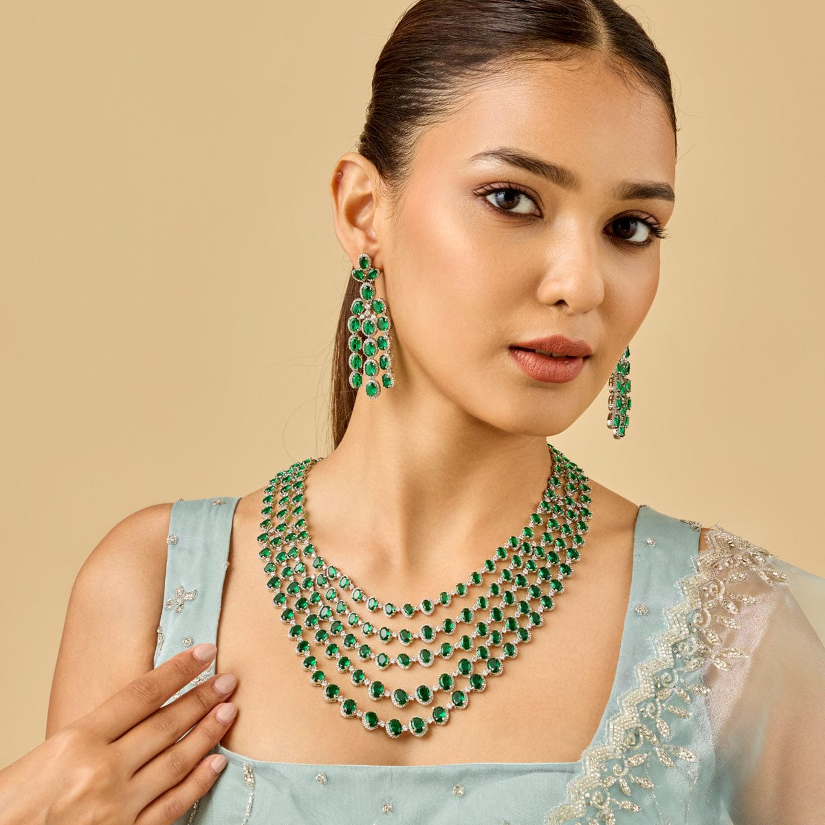 Zircon Necklace Zircon Necklace 185346