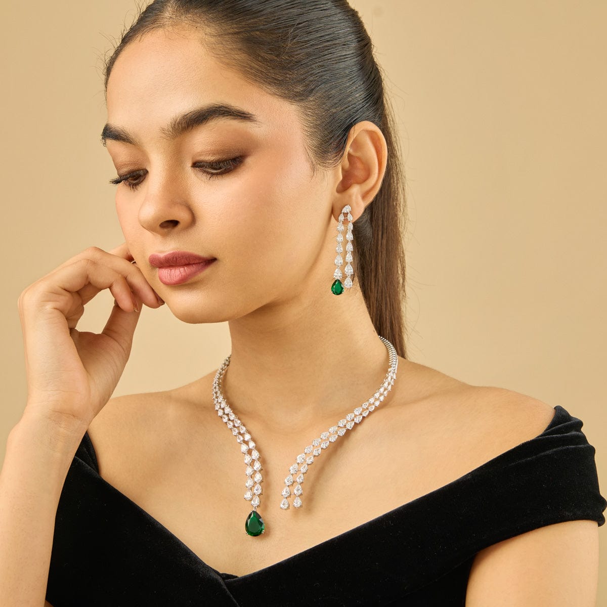 Zircon Necklace Zircon Necklace 185798