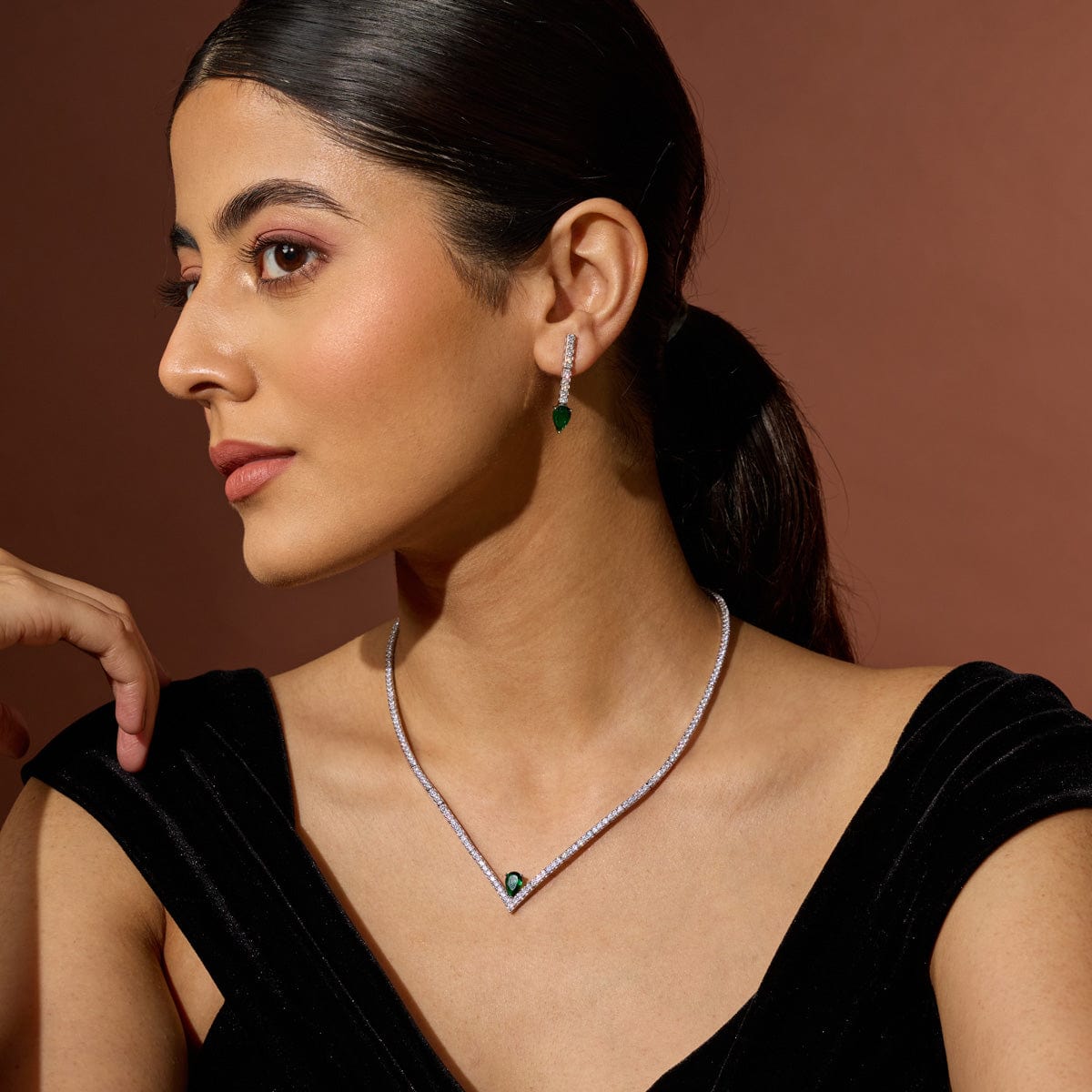 Zircon Necklace Zircon Necklace 188867