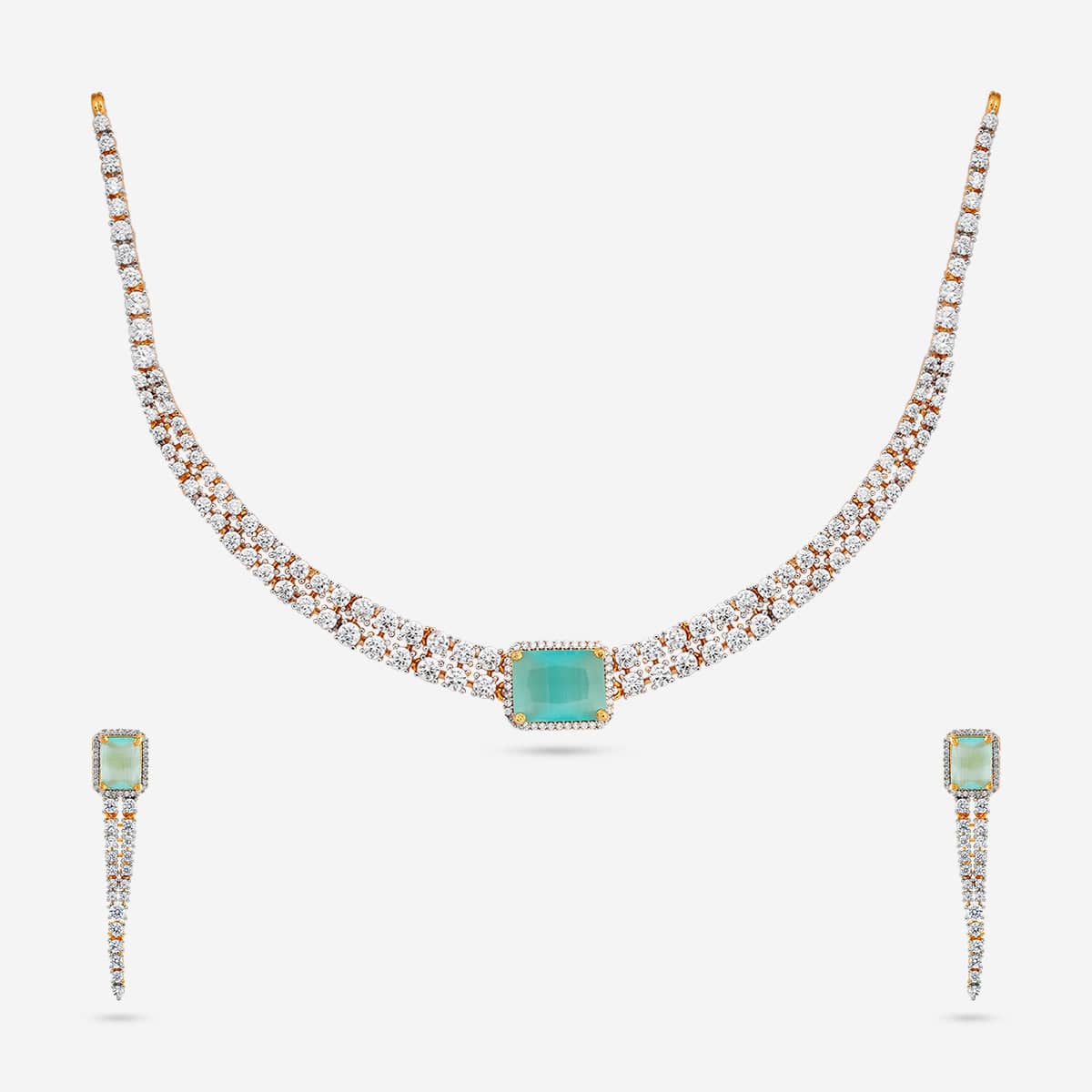 Zircon Necklace Zircon Necklace 191034