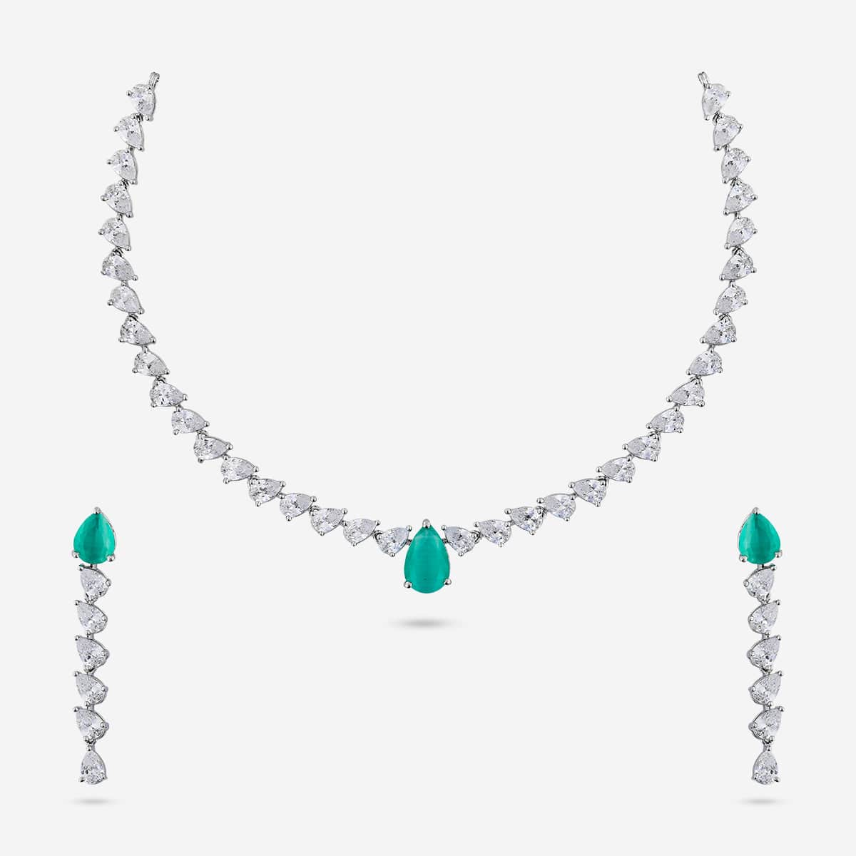 Zircon Necklace Zircon Necklace 190839