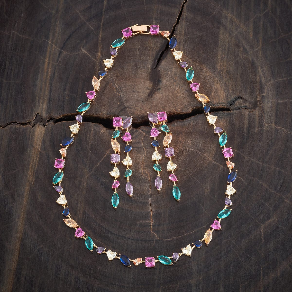 Zircon Necklace Zircon Necklace 180045