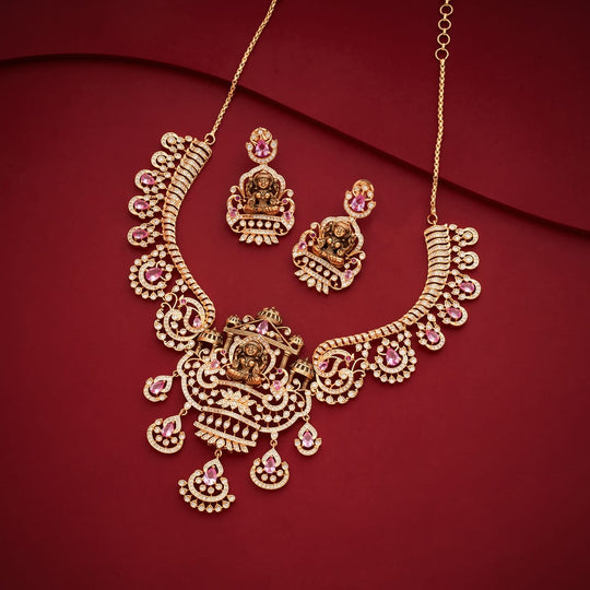 Zircon Necklace Zircon Necklace 200402