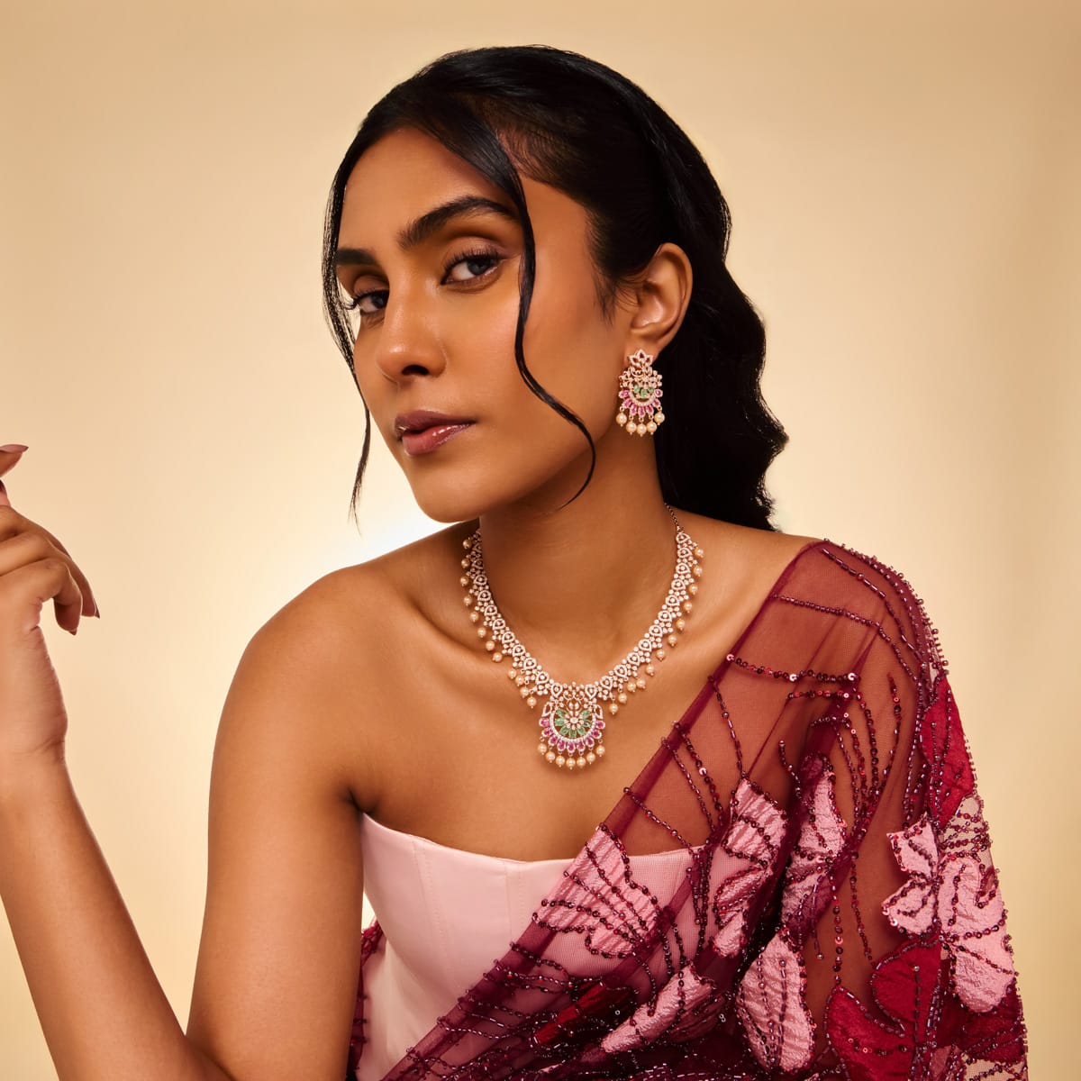 Zircon Necklace Zircon Necklace 200274