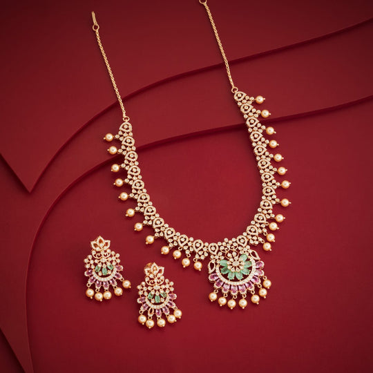 Zircon Necklace Zircon Necklace 200274