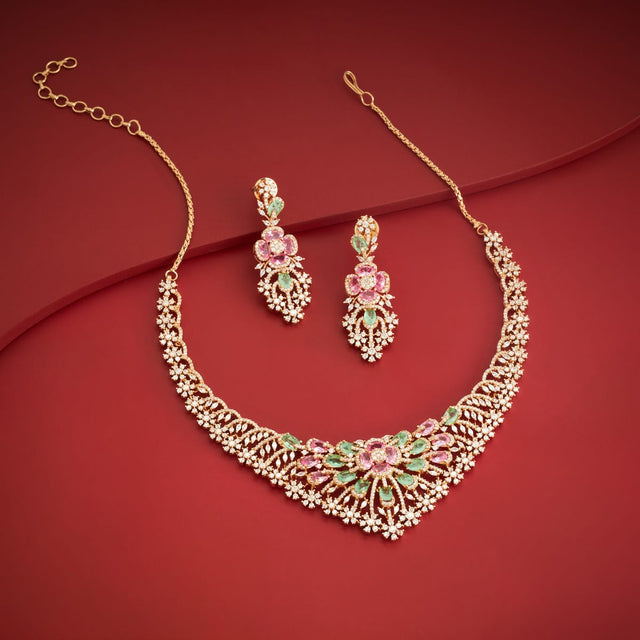 Zircon Necklace Zircon Necklace 200858