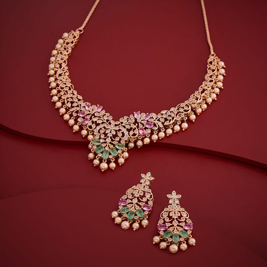 Zircon Necklace Zircon Necklace 202294