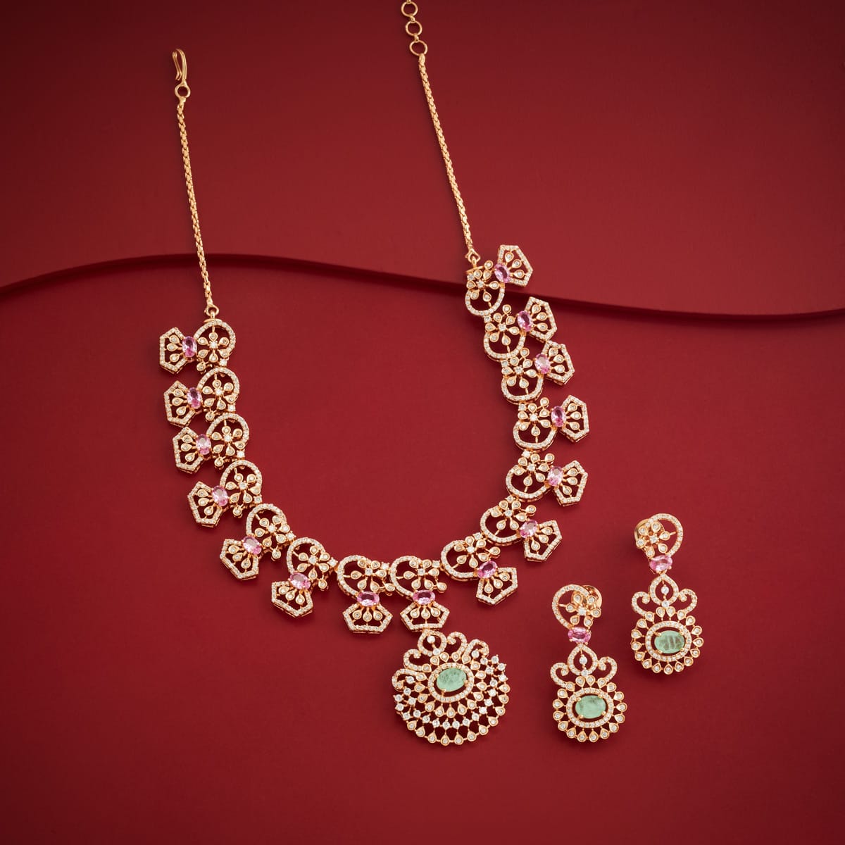 Zircon Necklace Zircon Necklace 202297
