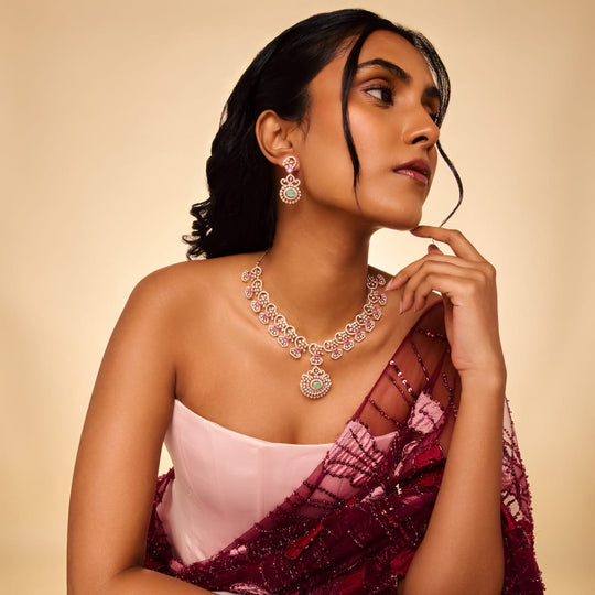 Zircon Necklace Zircon Necklace 202297