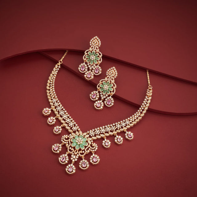 Zircon Necklace Zircon Necklace 203816