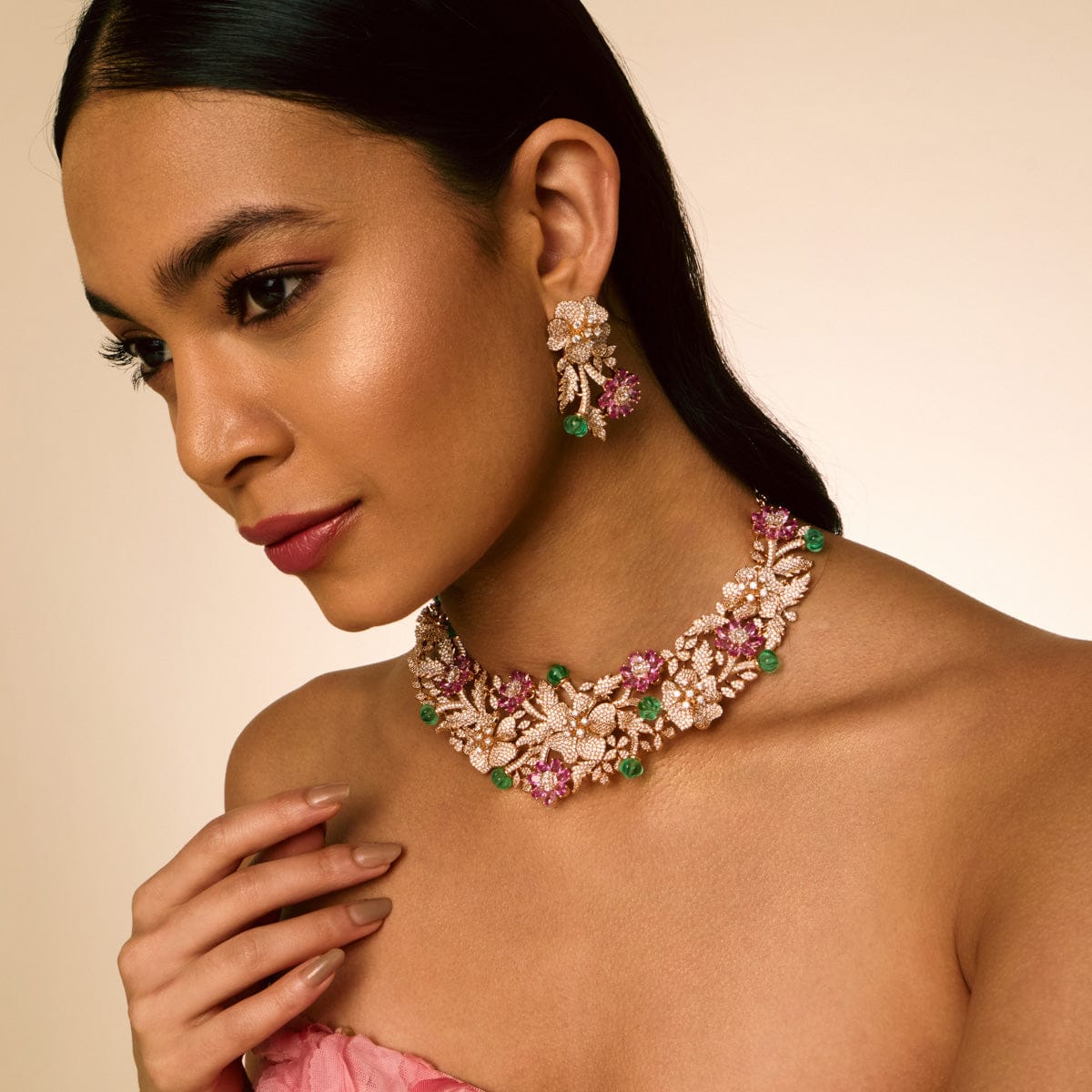 Zircon Necklace Zircon Necklace 192403