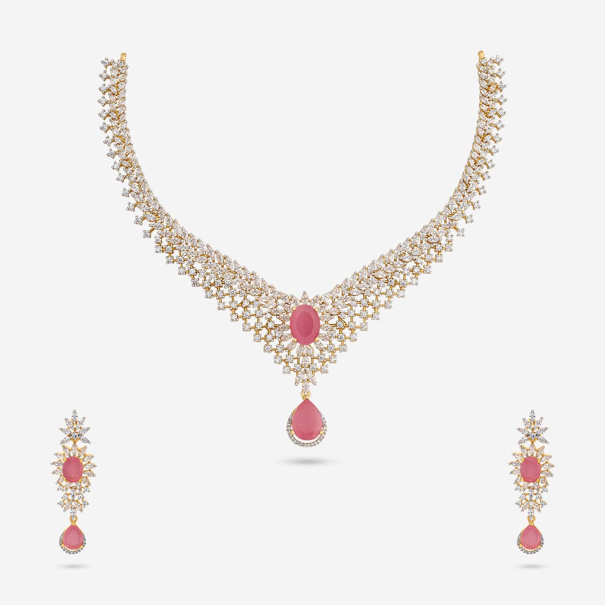 Zircon Necklace Zircon Necklace 190820