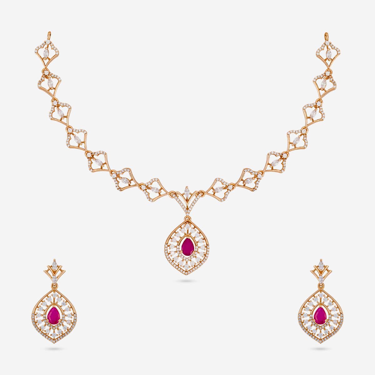 Zircon Necklace Zircon Necklace 190921