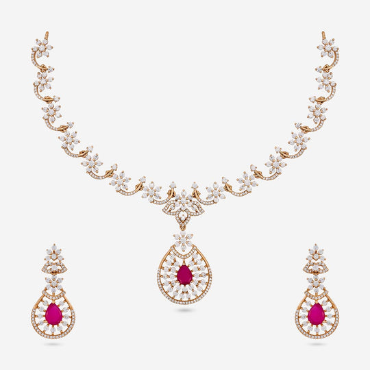Zircon Necklace Zircon Necklace 202243