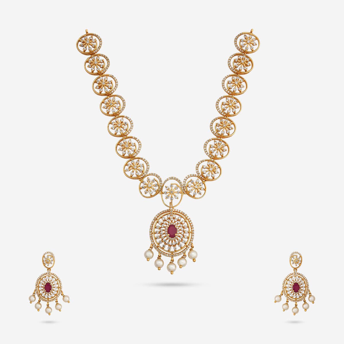 Zircon Necklace Zircon Necklace 190915