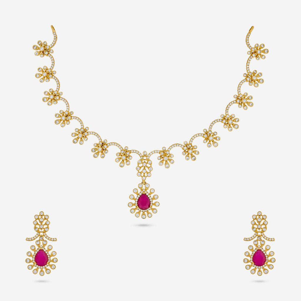 Zircon Necklace Zircon Necklace 190919