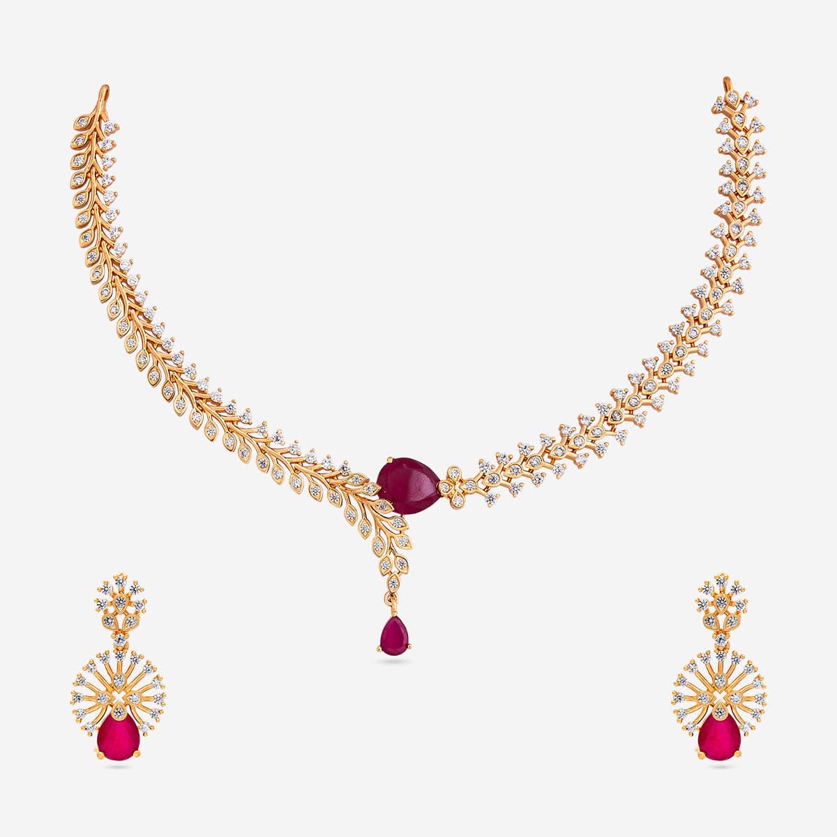 Zircon Necklace Zircon Necklace 191056