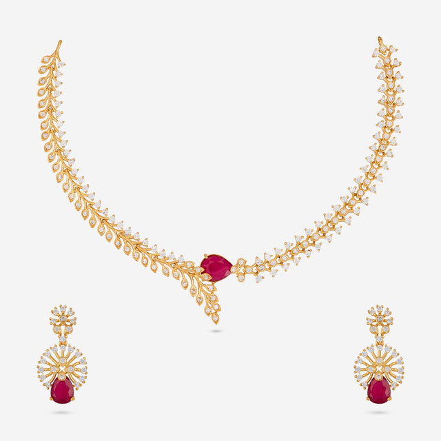 Zircon Necklace Zircon Necklace 191056