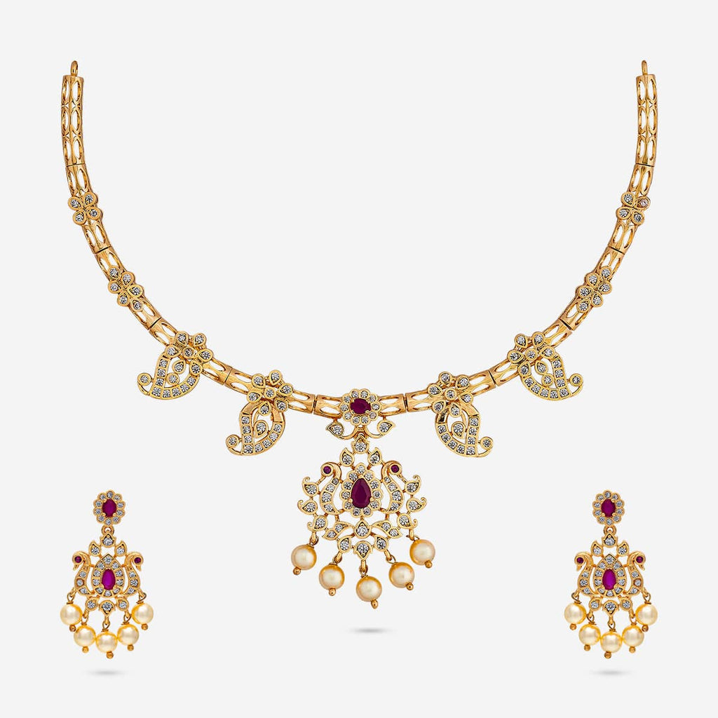 Zircon Necklace Zircon Necklace 191060