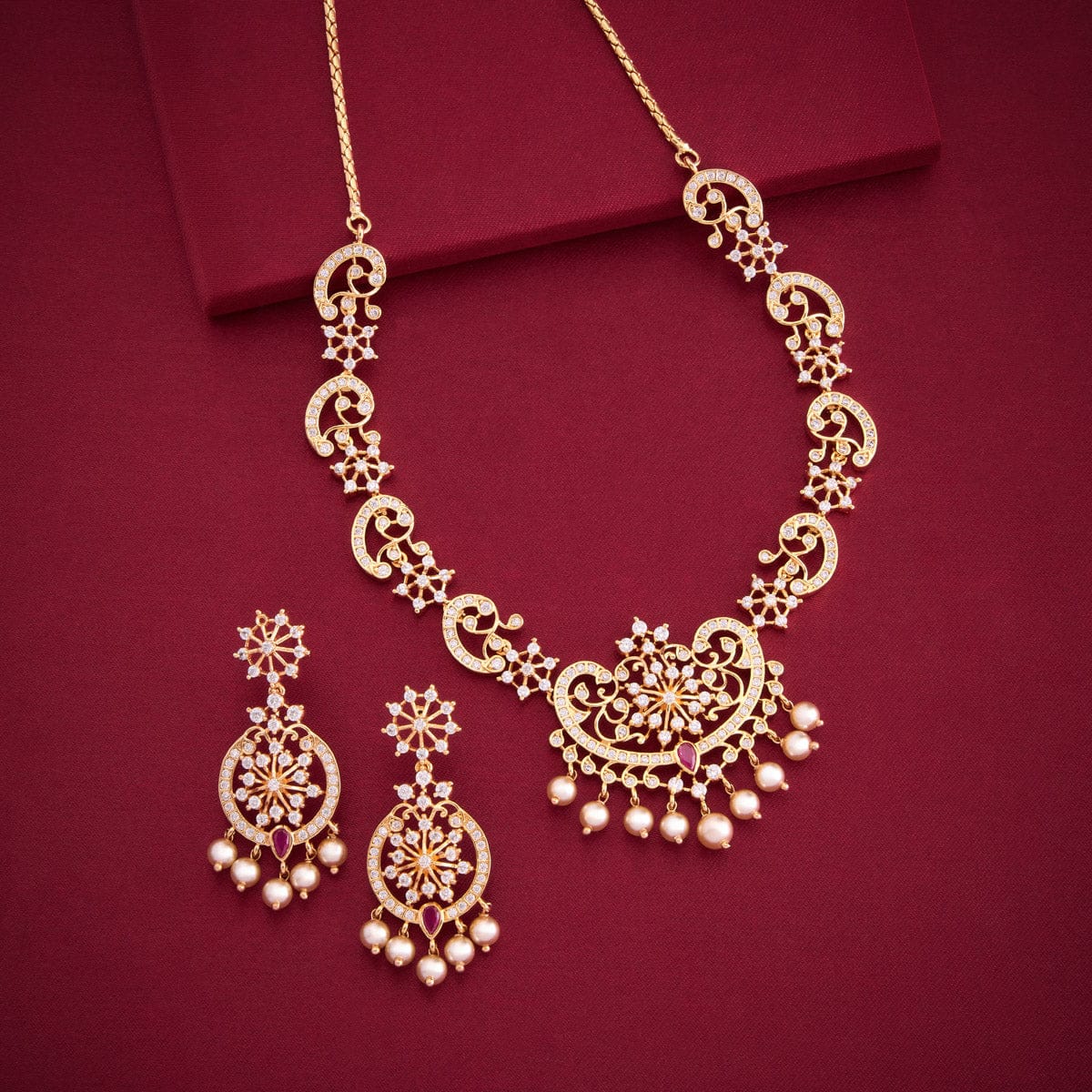 Zircon Necklace Zircon Necklace 192628