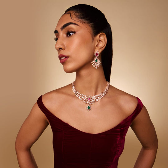 Zircon Necklace Zircon Necklace 201473
