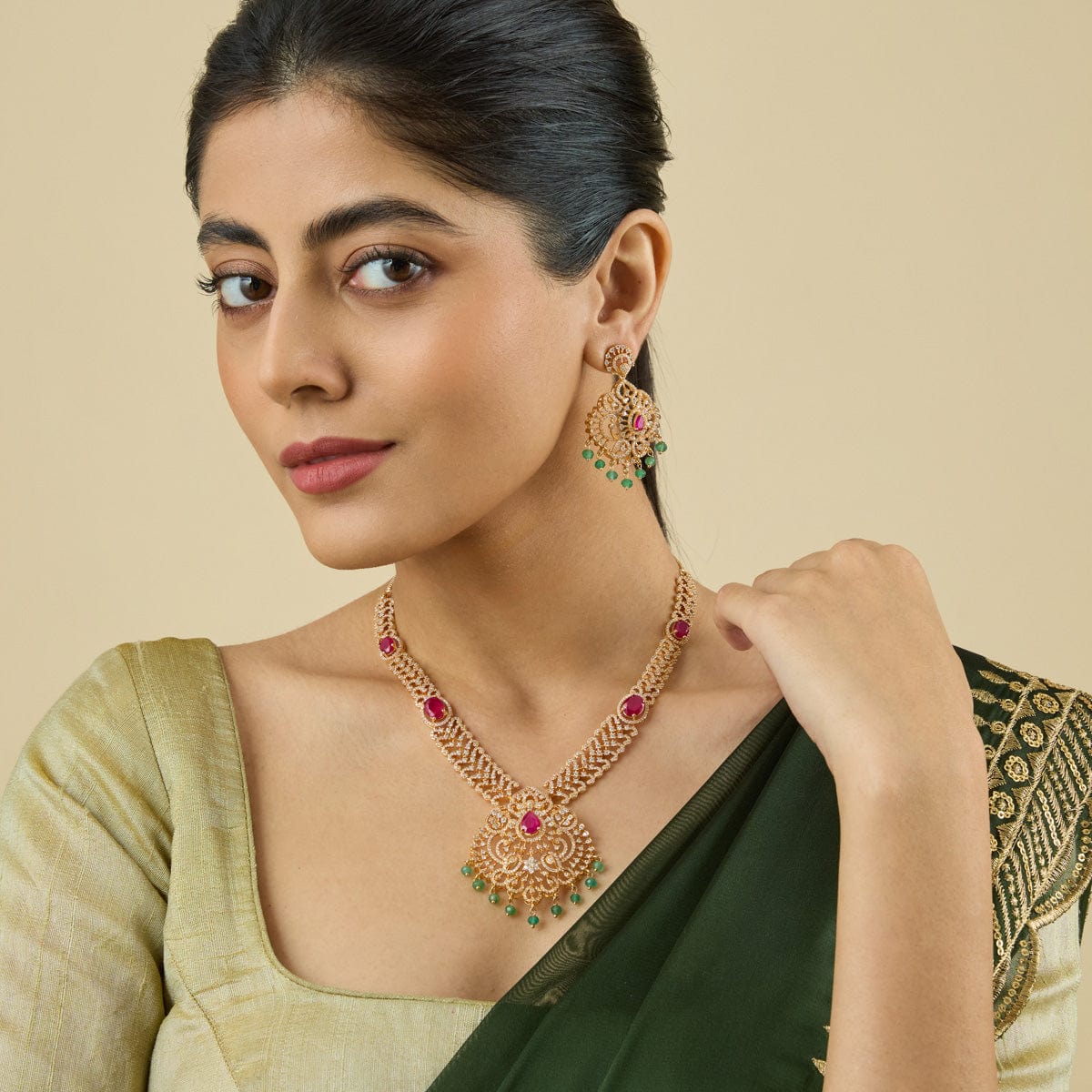 Zircon Necklace Zircon Necklace 182414