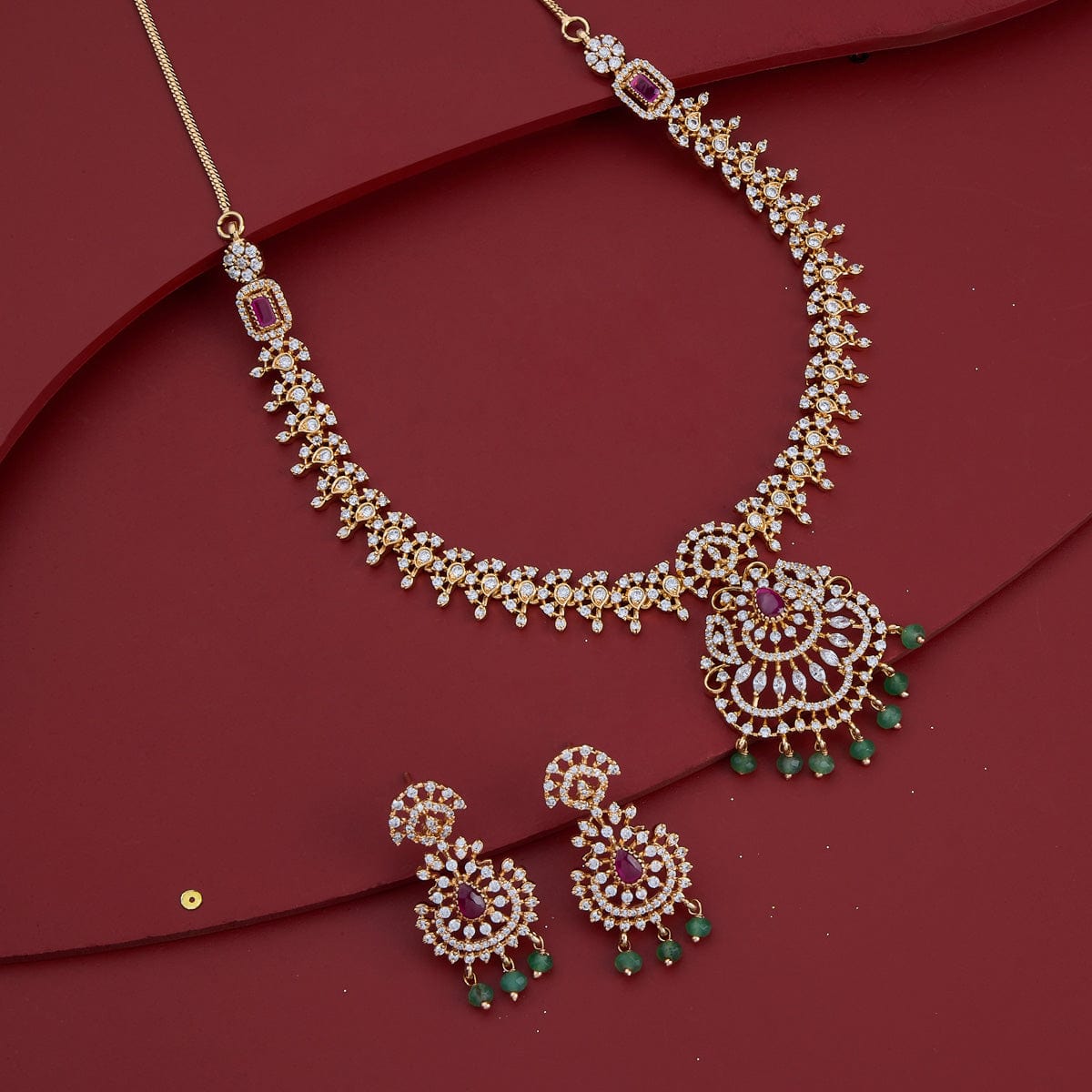 Zircon Necklace Zircon Necklace 186538