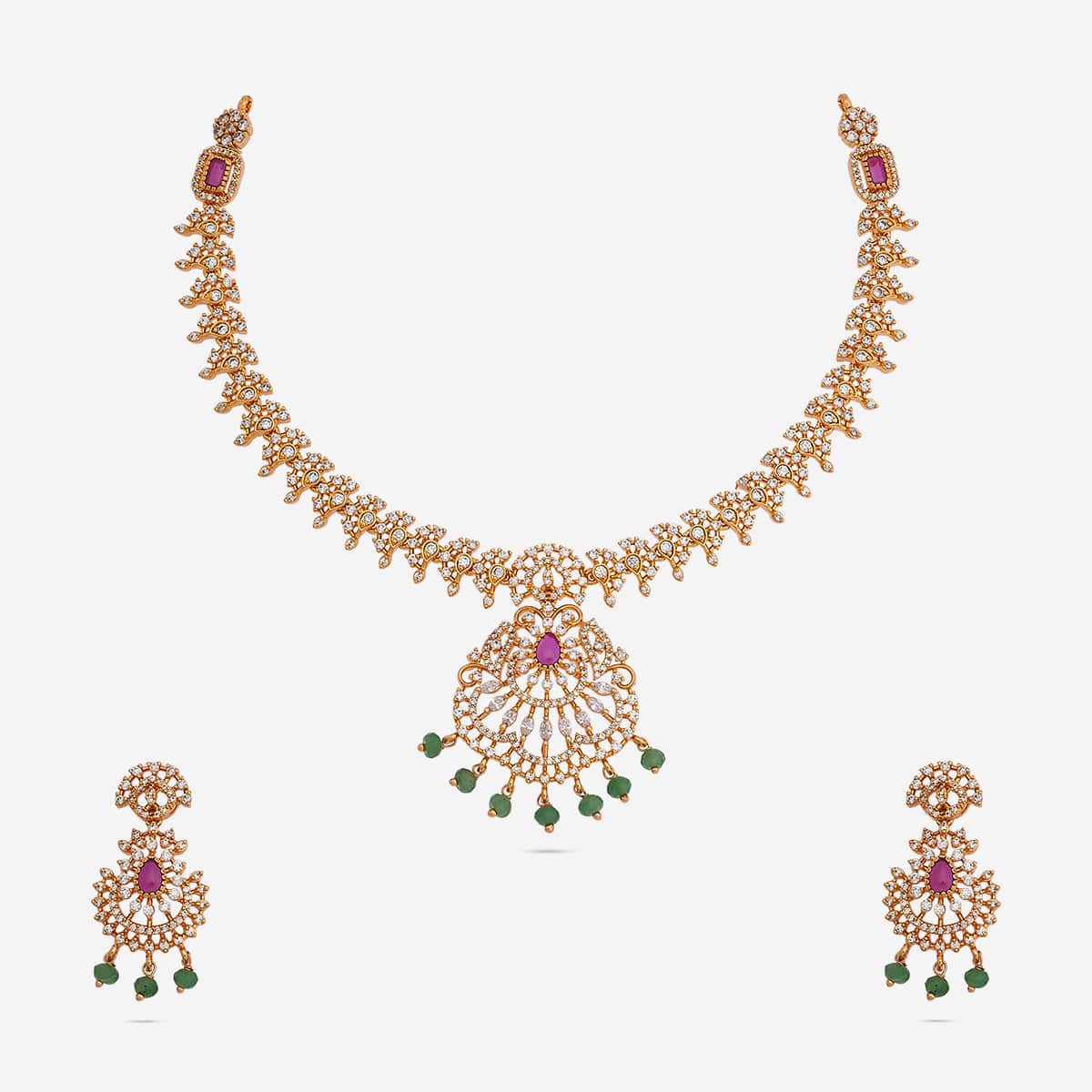 Zircon Necklace Zircon Necklace 186538