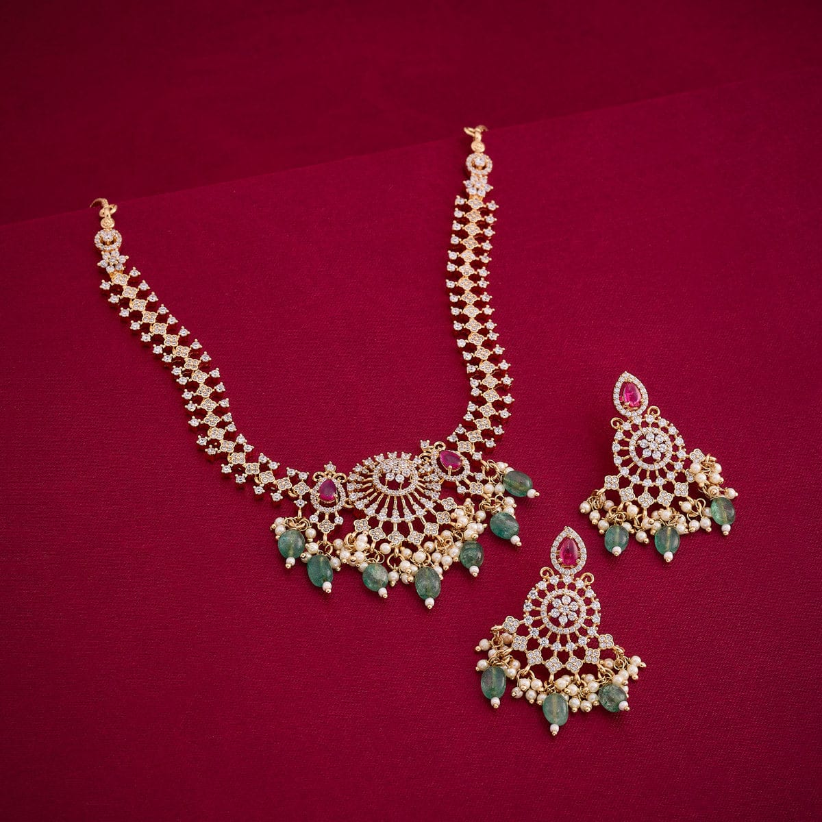 Zircon Necklace Zircon Necklace 190735