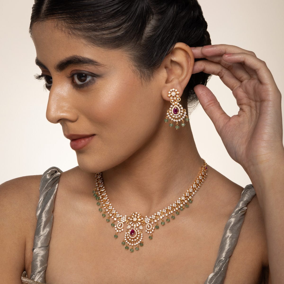 Zircon Necklace Zircon Necklace 190735