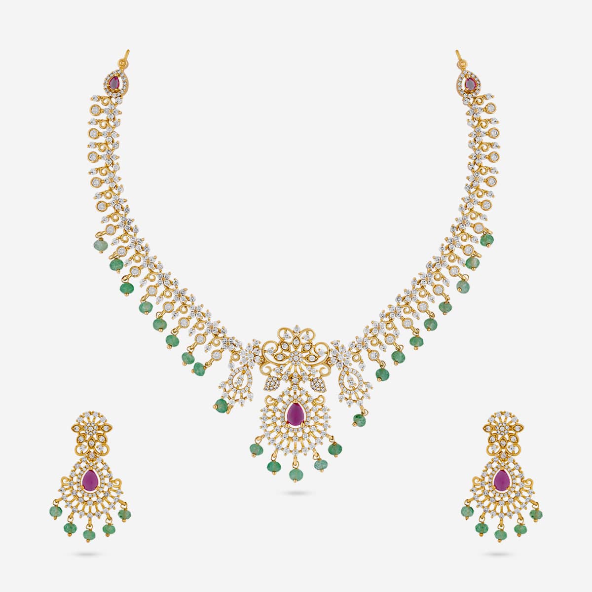 Zircon Necklace Zircon Necklace 190735