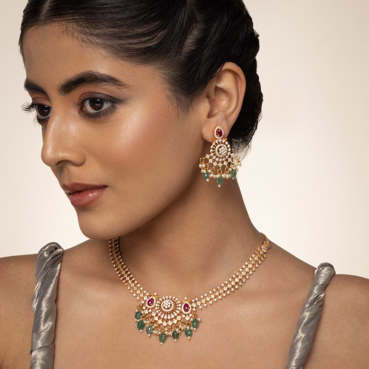 Zircon Necklace Zircon Necklace 190736