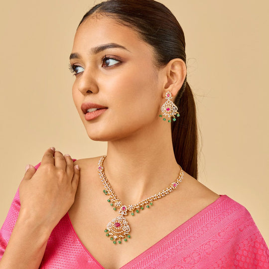 Zircon Necklace Zircon Necklace 185542