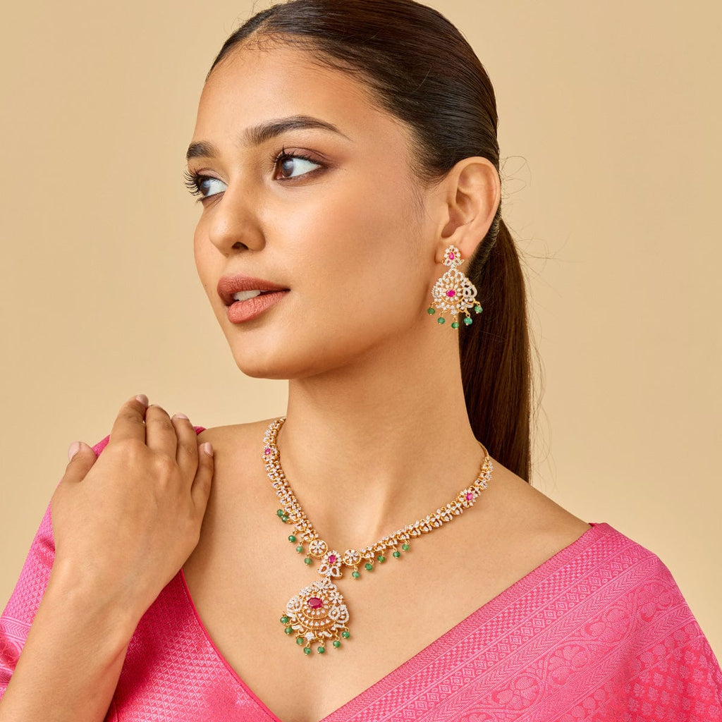 Zircon Necklace Zircon Necklace 185542