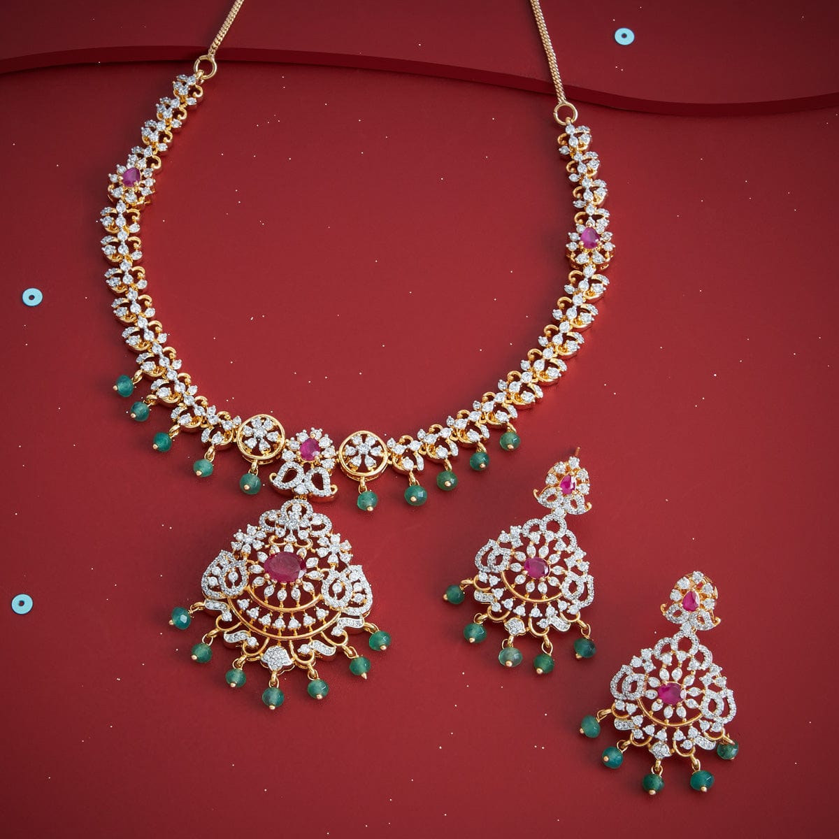 Zircon Necklace Zircon Necklace 185542