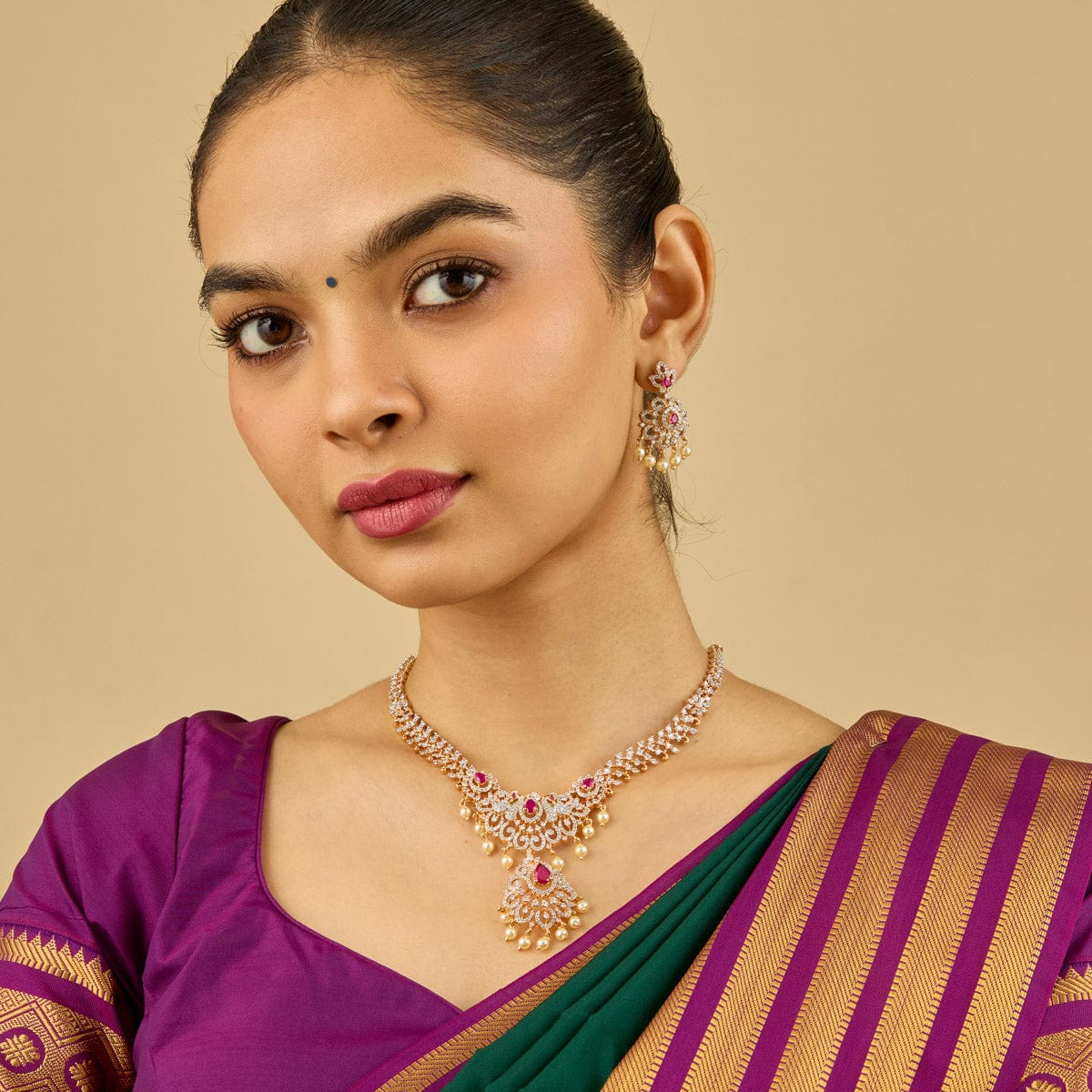 Zircon Necklace Zircon Necklace 185540