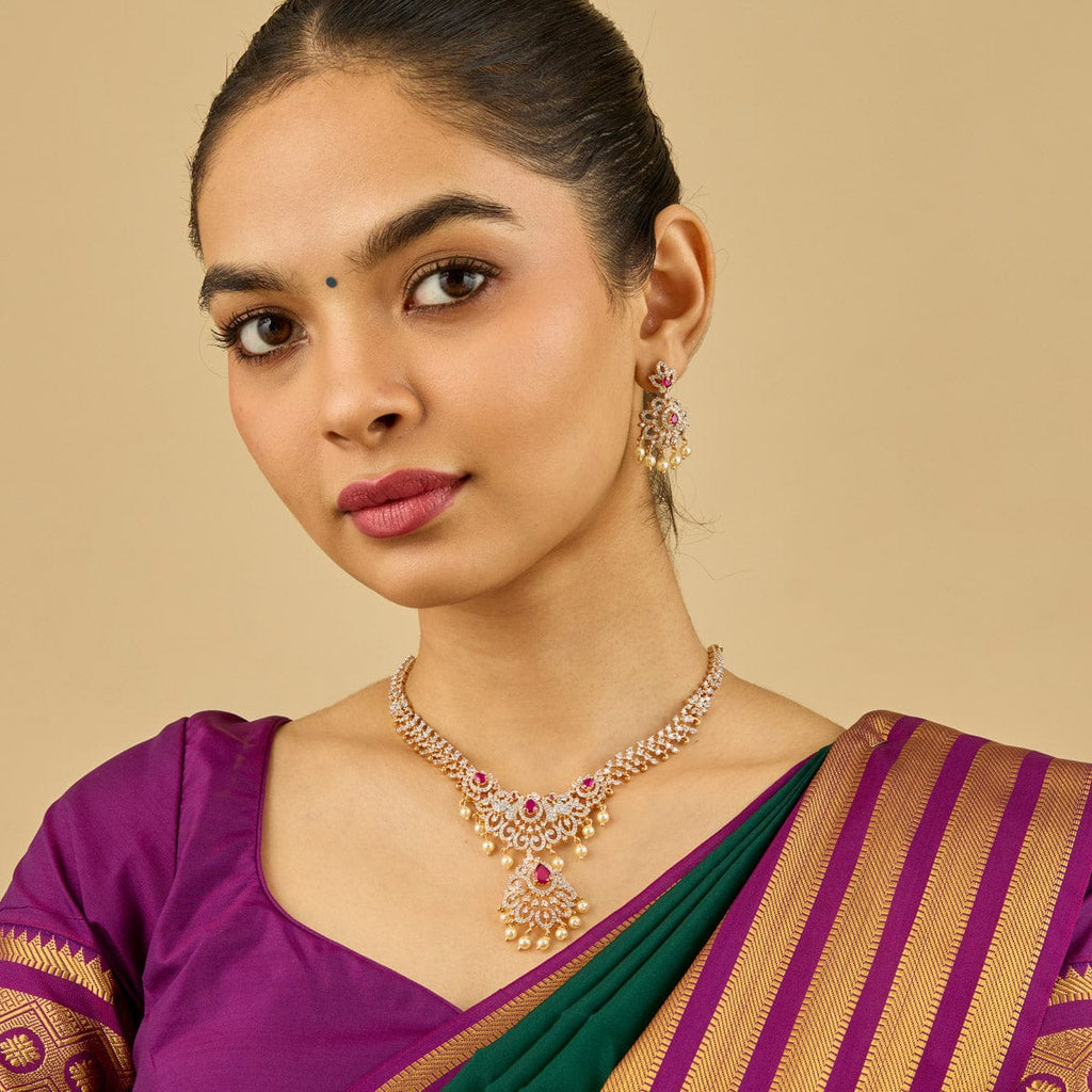 Zircon Necklace Zircon Necklace 185540