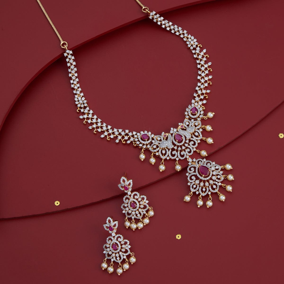 Zircon Necklace Zircon Necklace 185540