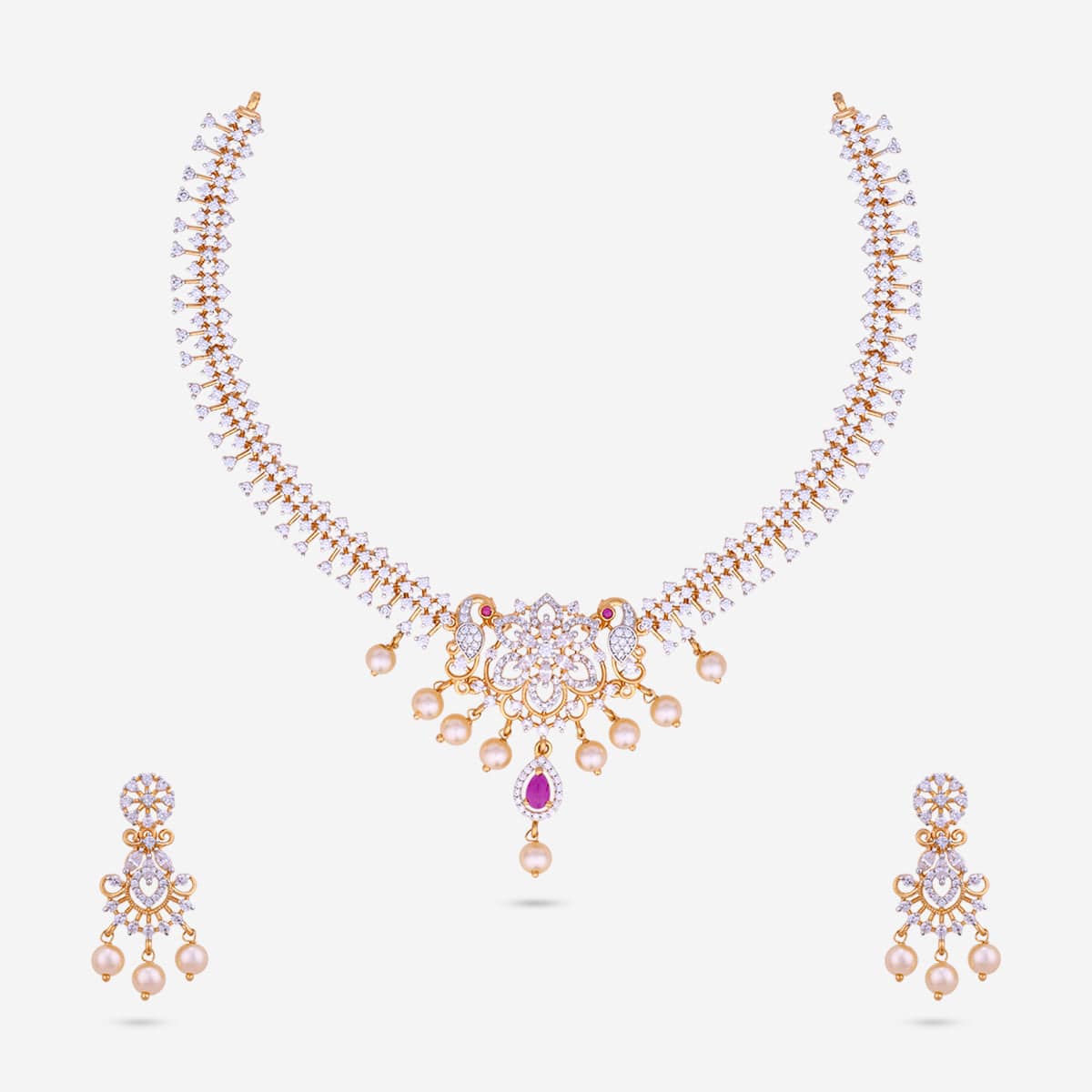 Zircon Necklace Zircon Necklace 186542