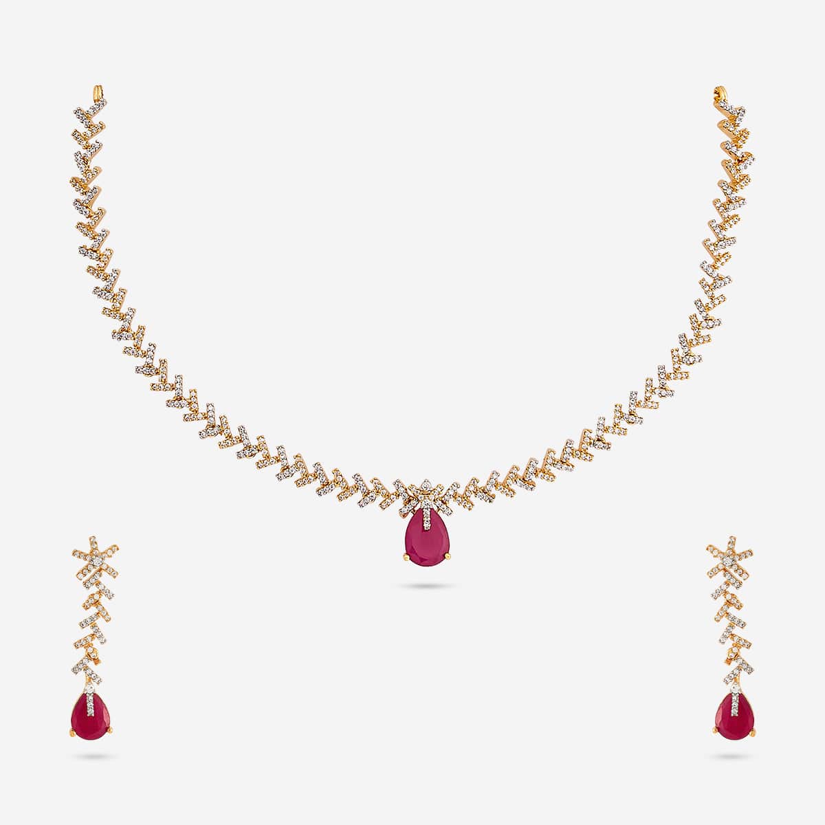 Zircon Necklace Zircon Necklace 188021